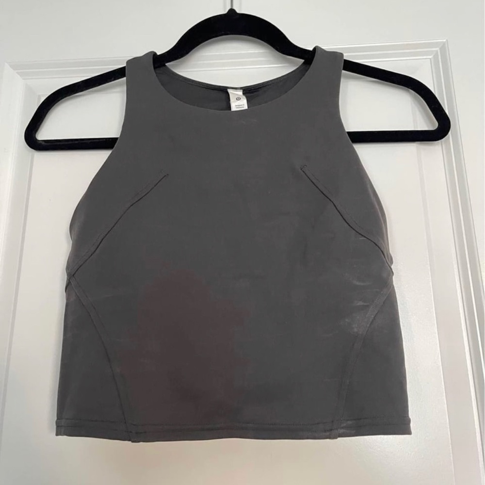 Lululemon Invigorate Tank, Graphite Grey size 4